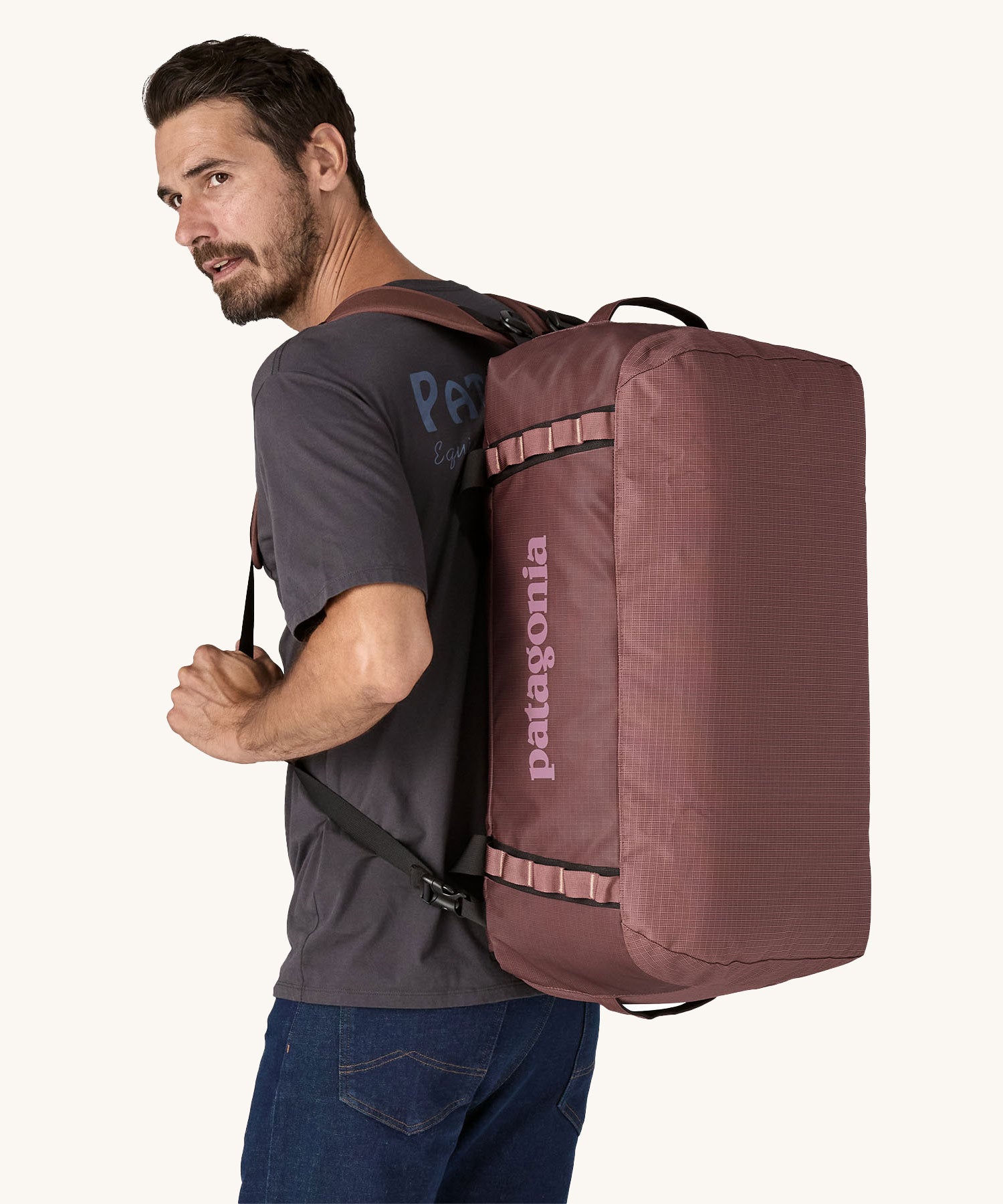 Patagonia Black Hole Duffel 55L - Pollinator Orange - Image 3