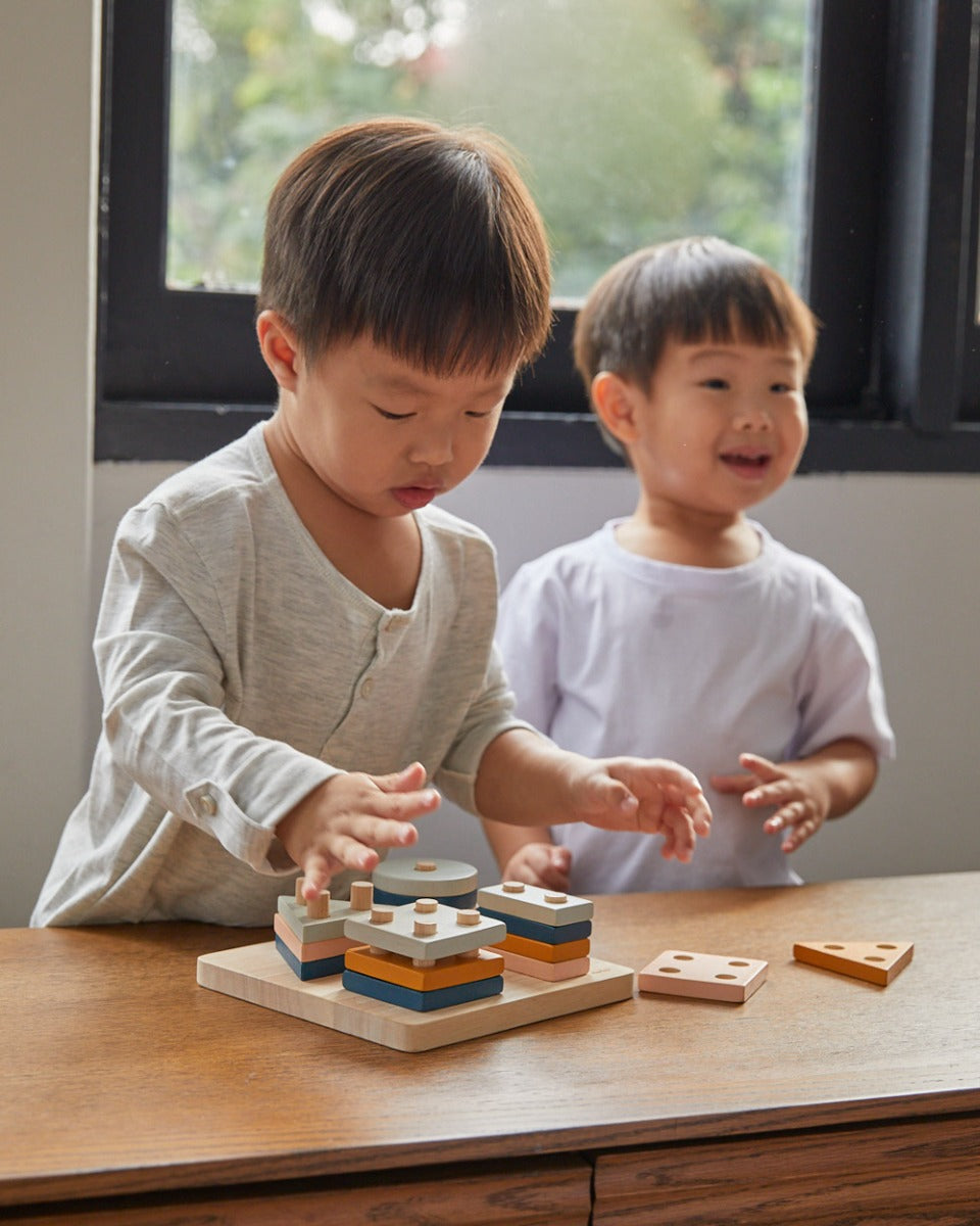Plantoys Geometric Sorting Board - Orchard - Image 2