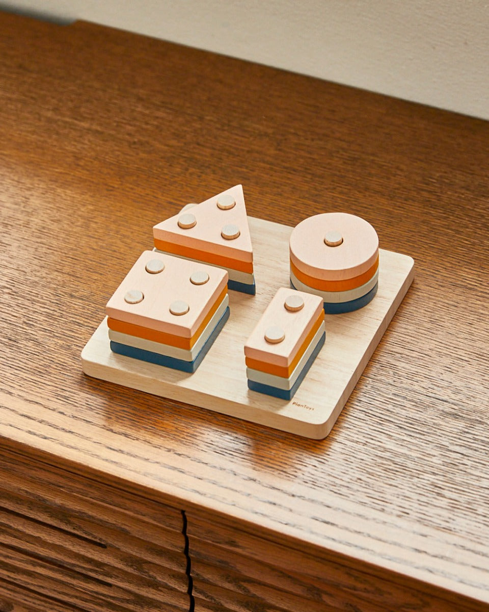 Plantoys Geometric Sorting Board - Orchard - Image 3
