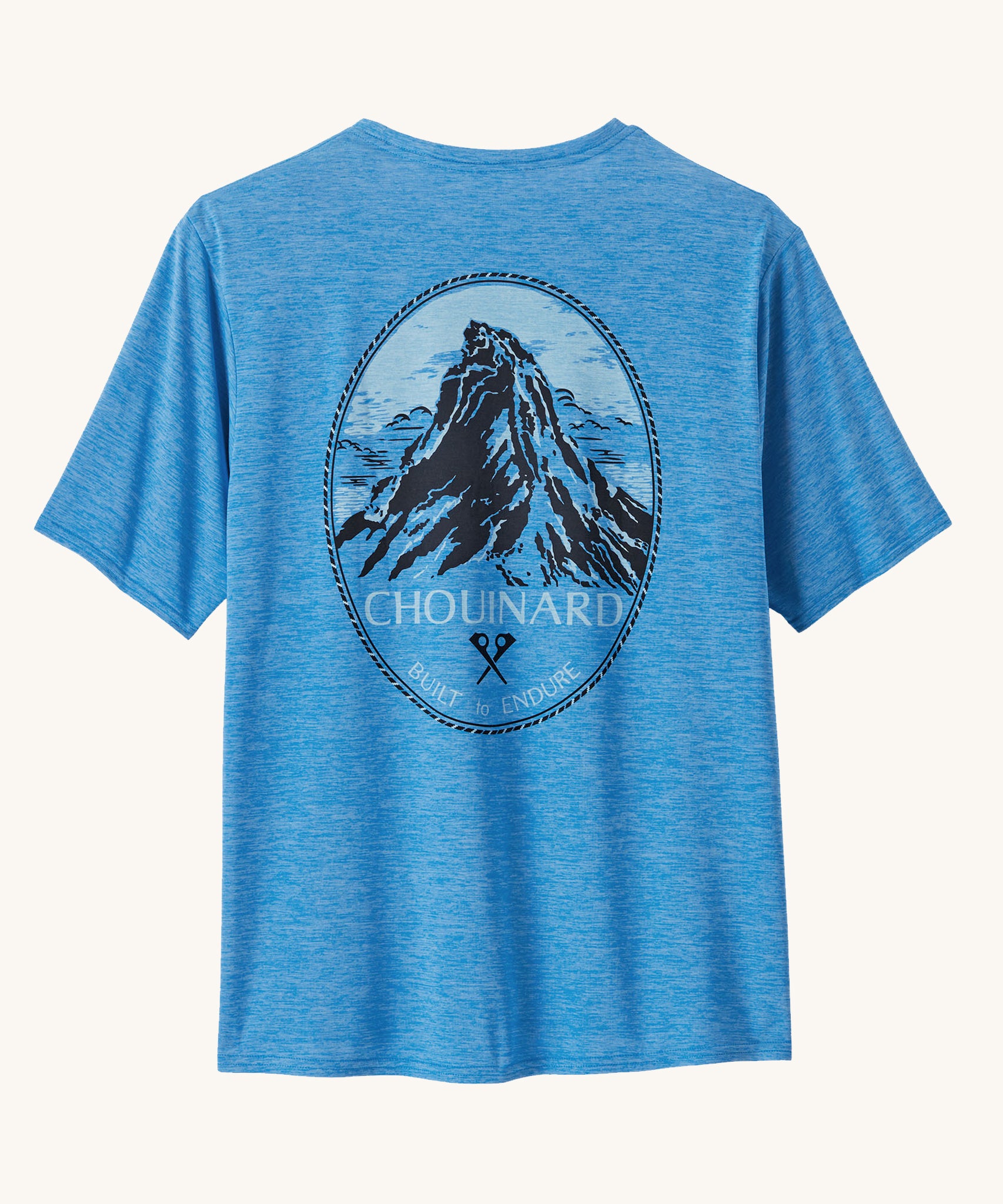 Patagonia herre Capilene Cool Daily Graphic Shirt - Lands / fartøj Blå - Image 2