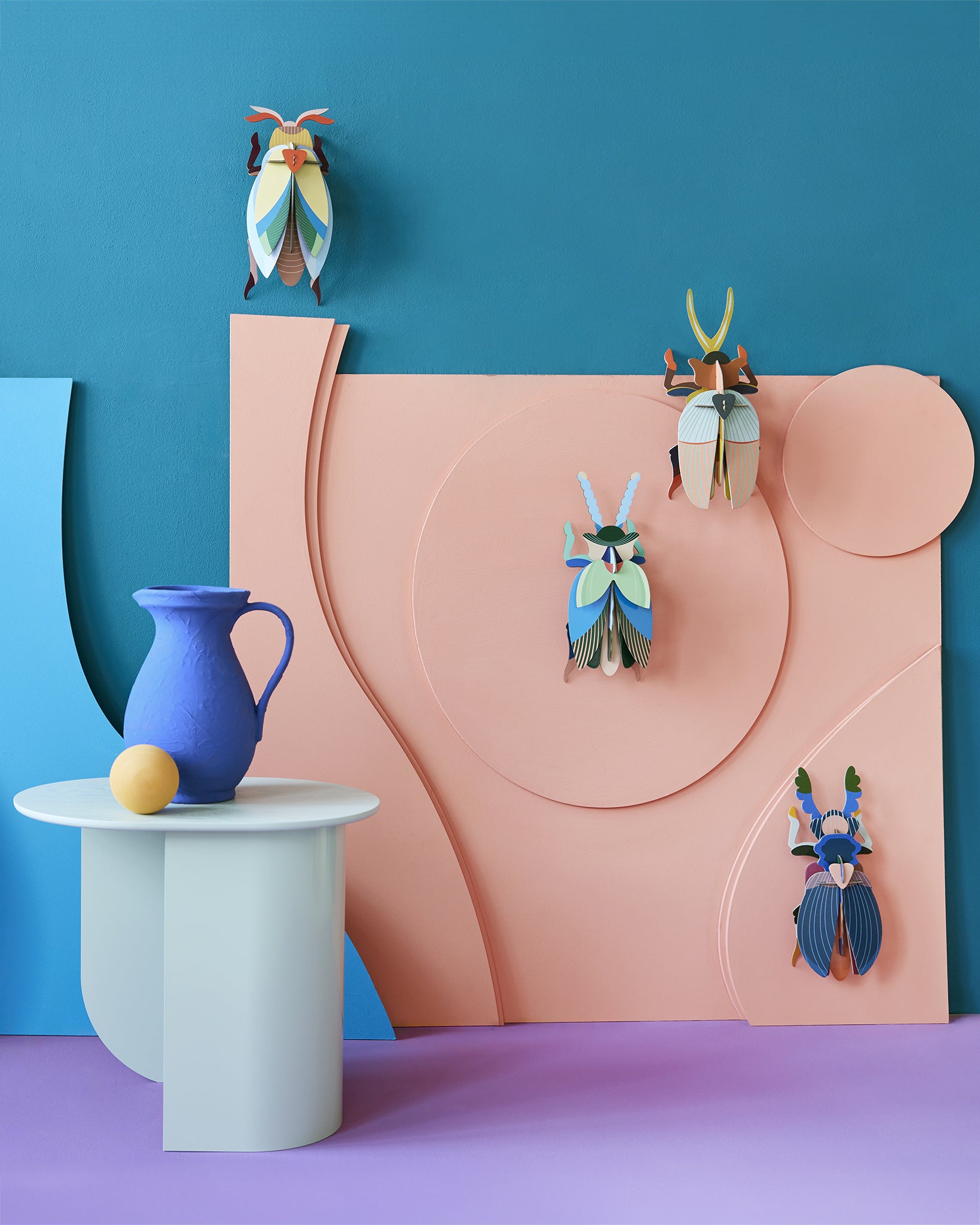 Studio Tag Lunar Jewel Beetle Cardboard Model - Image 3