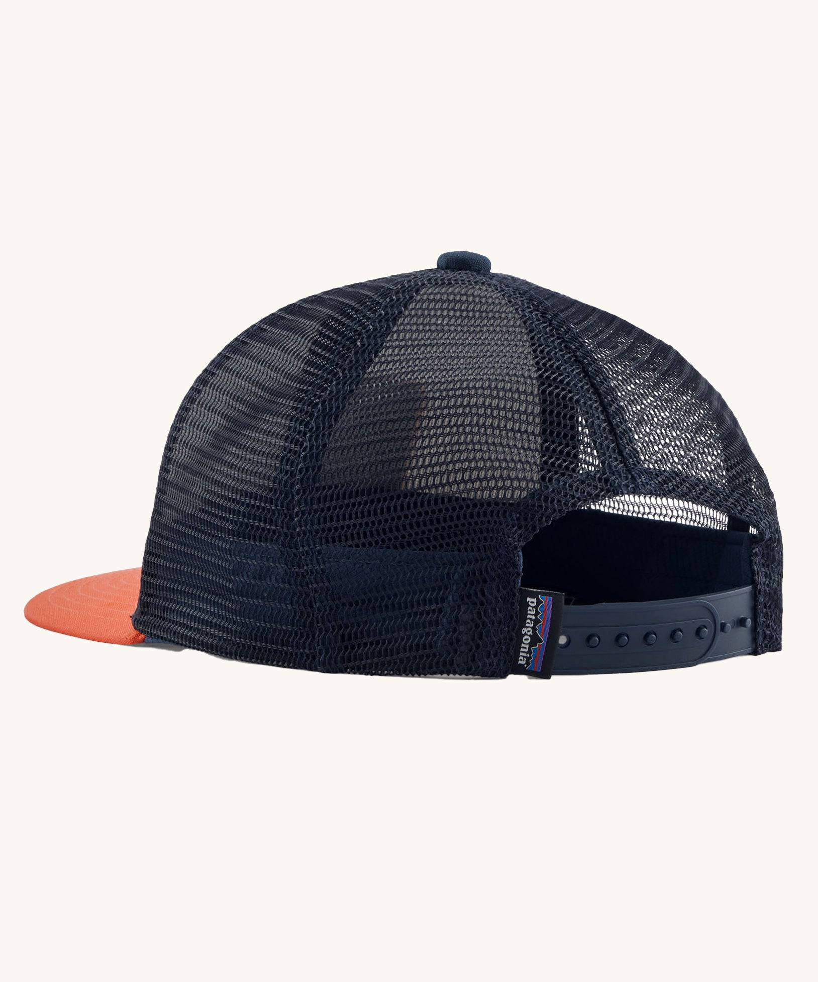 Patagonia Kids Trucker Hat - Ridge Rise Stripe / Coho Coral - Image 2