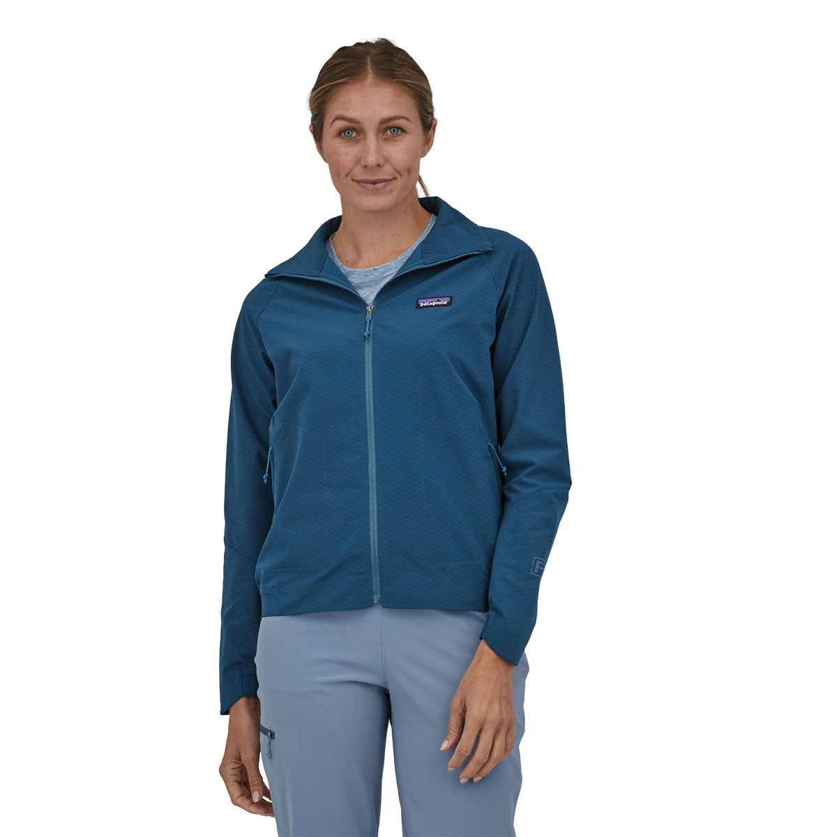 Patagonia Women's R1 Crossstrata Jacket - Tidlig teal - Image 2