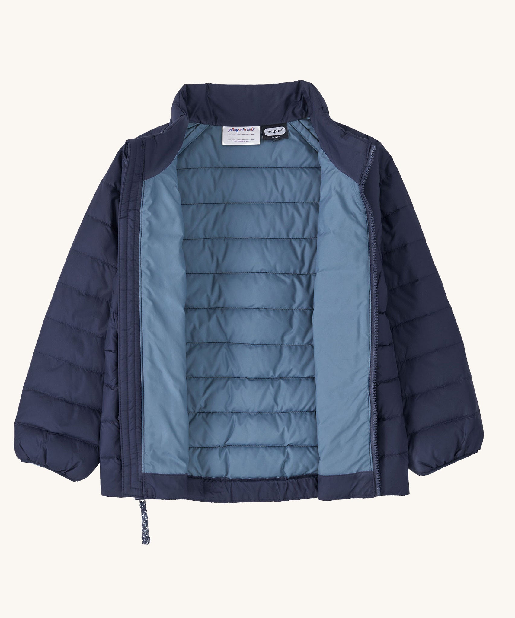 Patagonia Little Kids Down Sweater - New Navy - Image 2